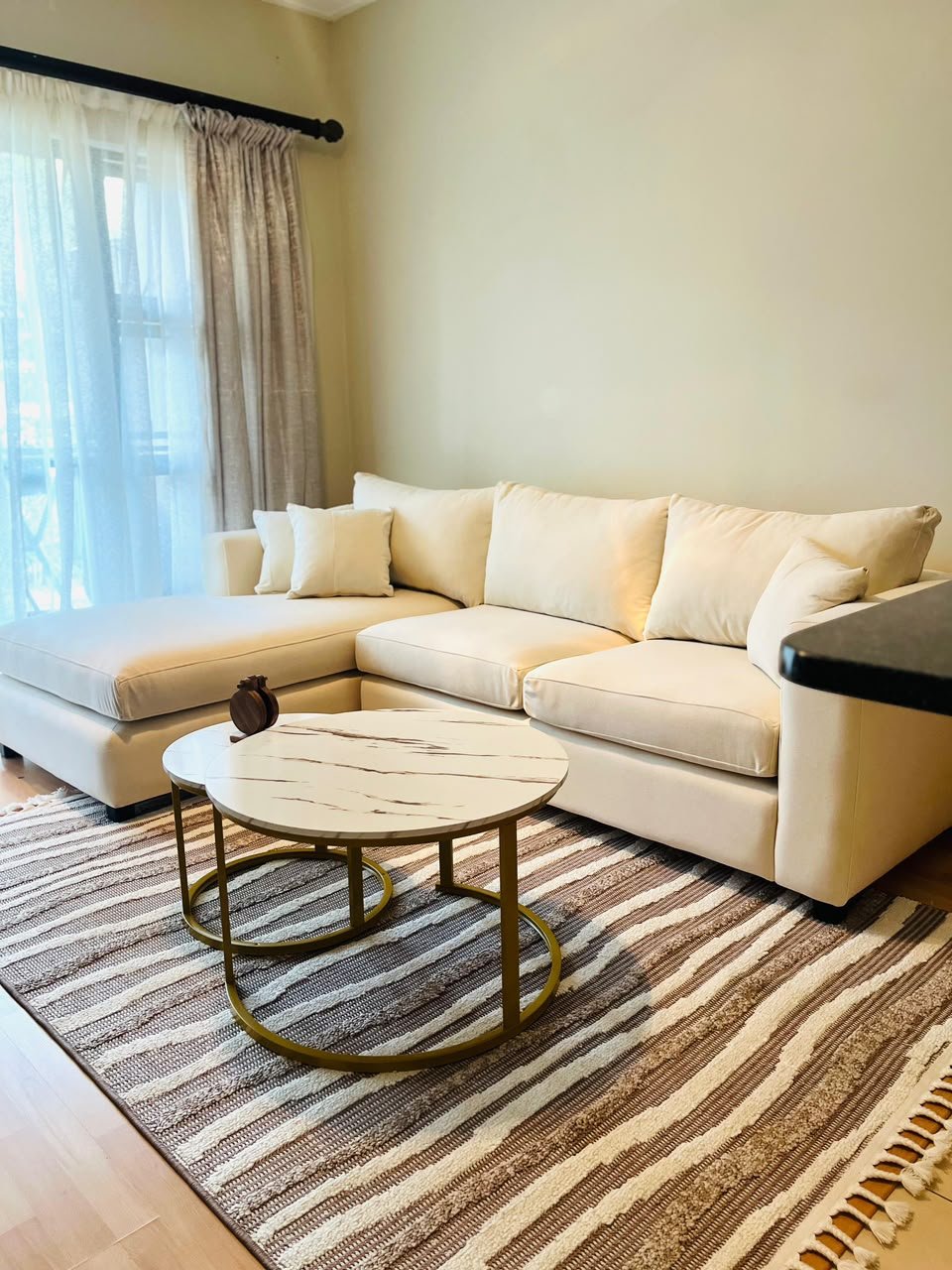2 seater L shape