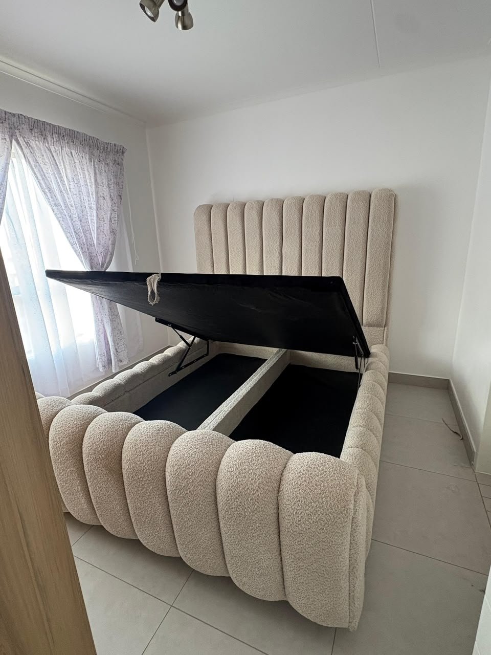 Headboard and storage base King