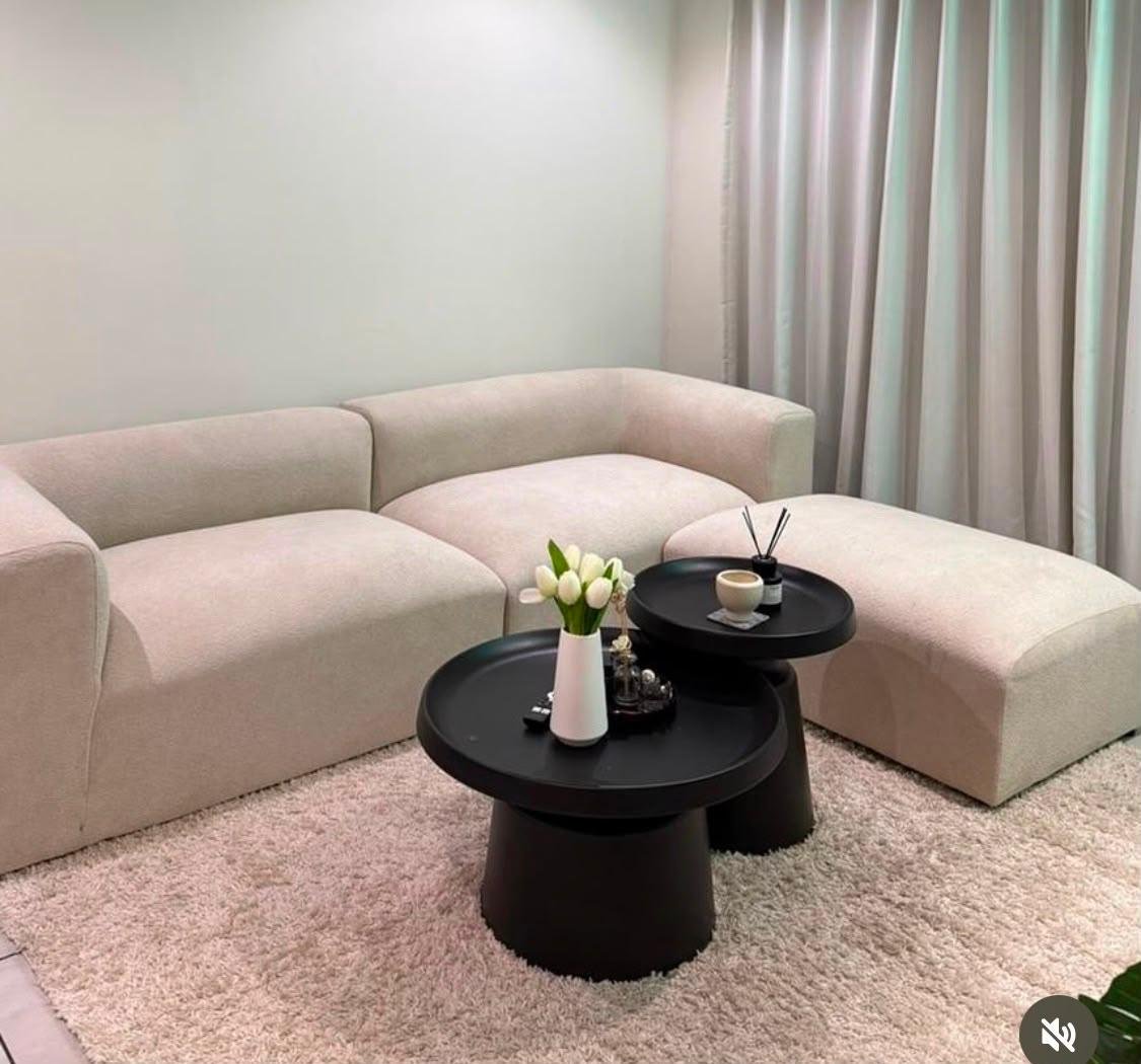 Three piece modular couch